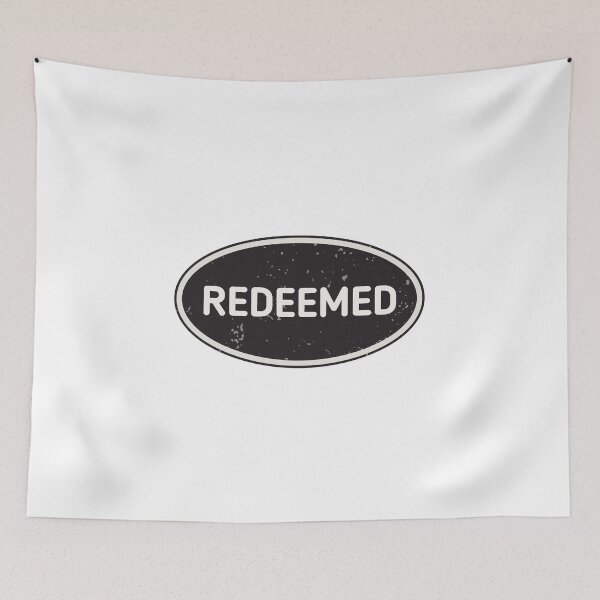 Item preview, Redeemed Christian Minimal Typography Design designed and sold by StickifyArt.