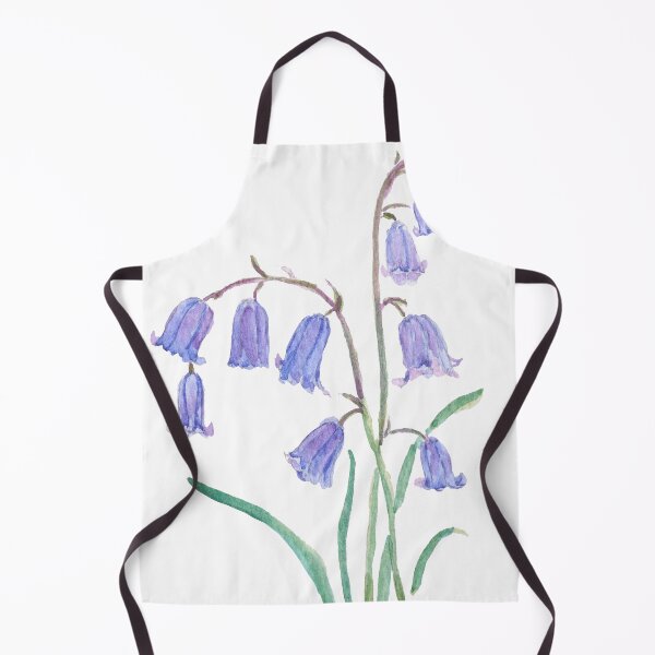 Item preview, handprinted watercolour painting blue bell flowers 2026 designed and sold by SelenePaintings .