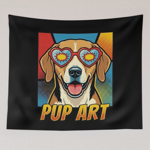 Item preview, Pop Art English Foxhound Retro Dog designed and sold by k3rstman1.