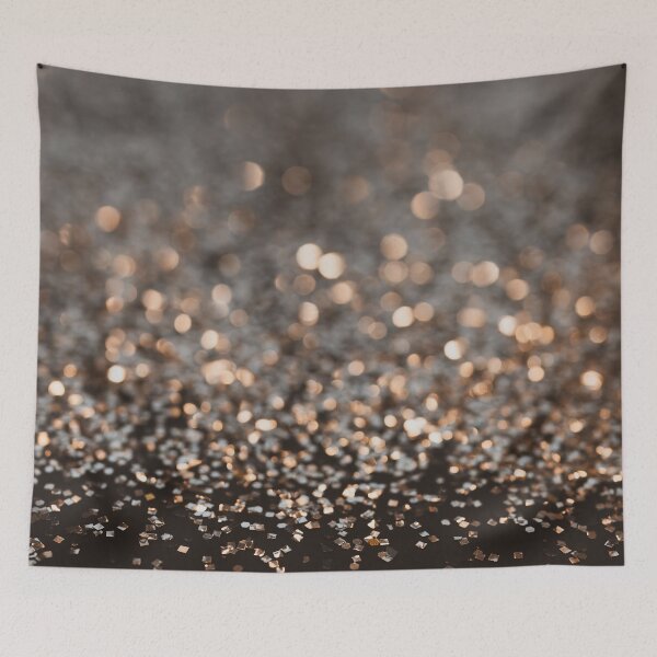 Item preview, Rose Gold Bokeh Glam 1 (Photo of Glitter Only - Not Reflective) designed and sold by Anita's & Bella's Art.