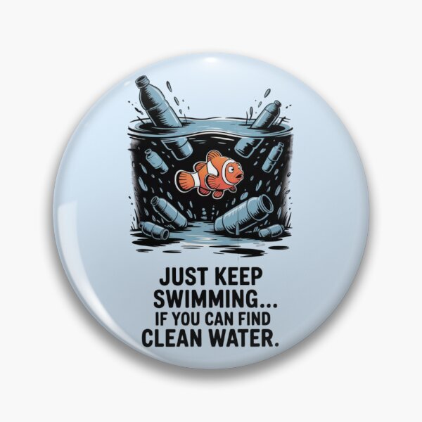 Item preview, finding nemo - just keep swimming, if you can find clean water designed and sold by 123ks.