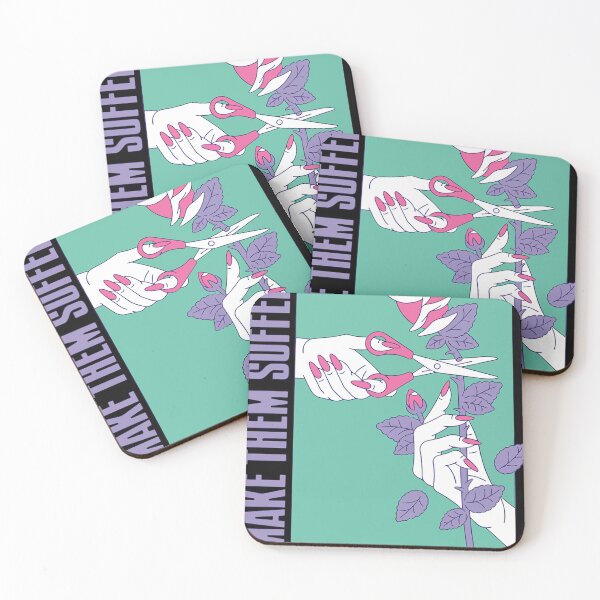 Item preview,  Make Them Suffer Purple Rose designed and sold by Noma-Textile.