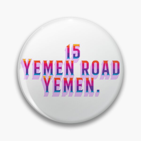 Item preview, 15 Yemen Road | F.R.I.E.N.D.S. Design Sticker, Pin, Shirt etc. designed and sold by eggface.sandwich.