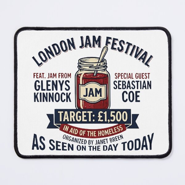 Item preview, London Jam Festival as Advertised on The Day Today designed and sold by loganferret.
