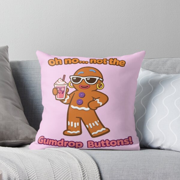 Item preview, Not the Gumdrop Buttons! - Baddie Gingy The Gingerbread Man from Shrek. designed and sold by Summer Johnson.