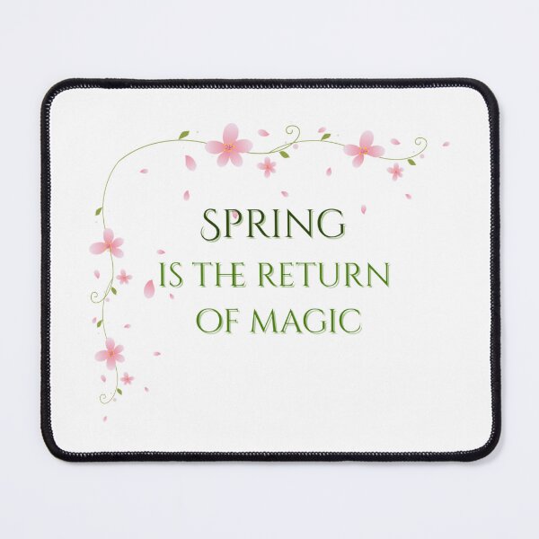 Item preview, Spring Return of Magic | Mystical Nature Quote designed and sold by YvkafromPoland.
