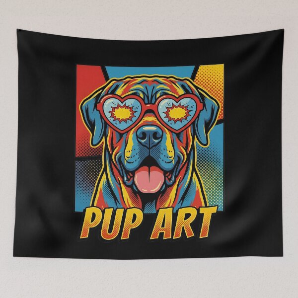 Item preview, Pop Art Fila Brasileiro Retro Perro designed and sold by k3rstman1.