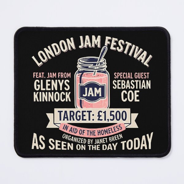 Item preview, London Jam Festival as Advertised on The Day Today designed and sold by loganferret.