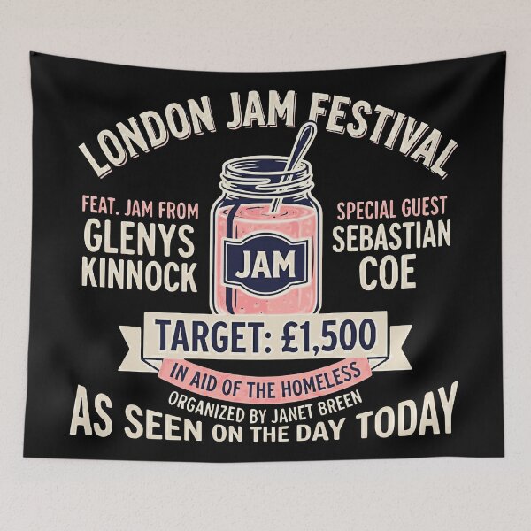 Item preview, London Jam Festival as Advertised on The Day Today designed and sold by loganferret.