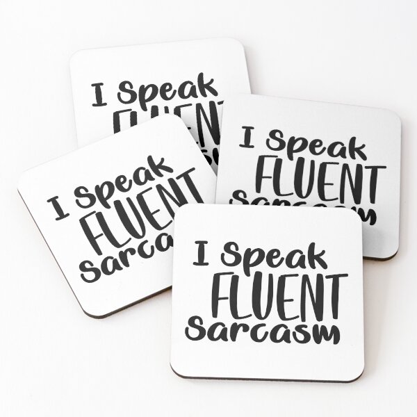 Item preview, I Speak Fluent Sarcasm designed and sold by Mystic & Celestial Art.