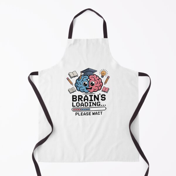 Item preview, Brain Loading – Funny School University Learning Sticker designed and sold by Suzy Perez Art.