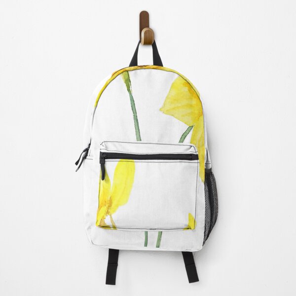 Item preview, hand painted yellow daffodils watercolor painting designed and sold by ColorandColor.