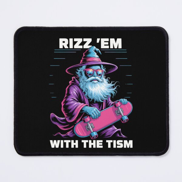 Item preview, Rizz Em With The Tism Autism Awareness Funny Meme designed and sold by sterabamineh.