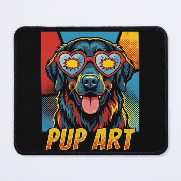 Item preview, Pop Art Flat Coated Retriever Retro Dog designed and sold by k3rstman1.