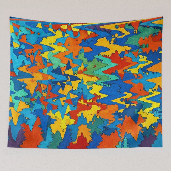 Item preview, Vibrating jagged landscape designed and sold by Sigtrix.