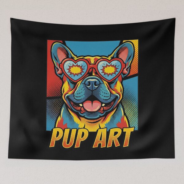 Item preview, Pop Art French Bulldog Retro Dog designed and sold by k3rstman1.