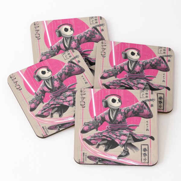 Item preview, “Skate or Fright: Jack.exe Rides the Sakura Rift” designed and sold by Print Fiction.