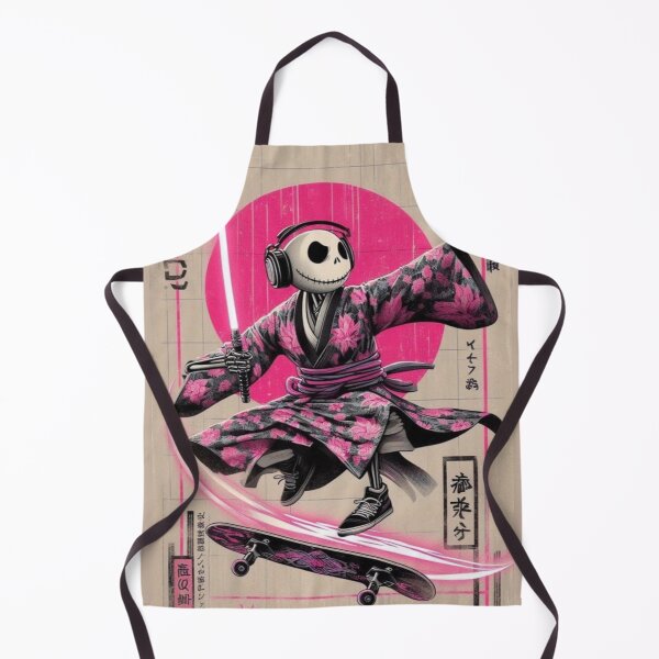 Item preview, “Skate or Fright: Jack.exe Rides the Sakura Rift” designed and sold by Print Fiction.