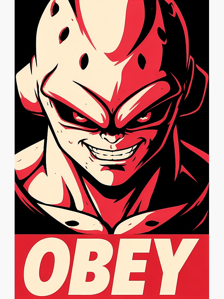 Affiche Dragon Ball Z 45x30cm – Majin Buu Toriyama – Papier Brillant épais
