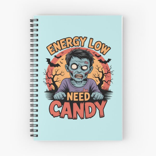 Item preview, Energy Low Need Candy – Funny Halloween Zombie designed and sold by Jollys-ArtShop.