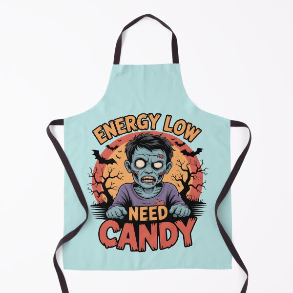 Item preview, Energy Low Need Candy – Funny Halloween Zombie designed and sold by Jollys-ArtShop.