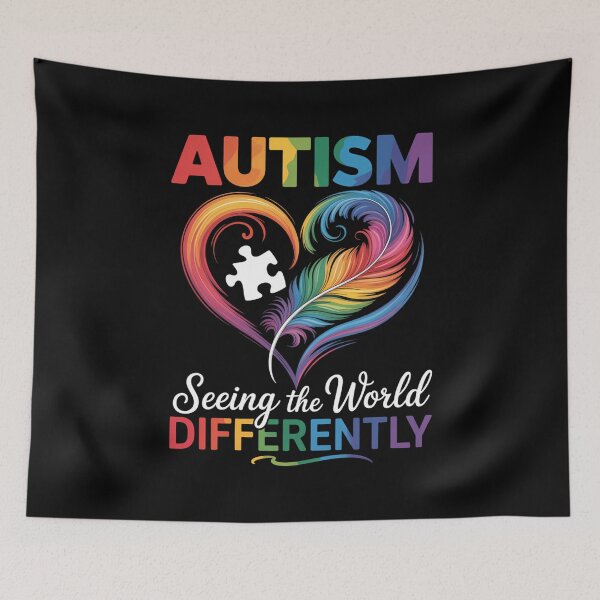 Item preview, Seeing The World Differently Autism Awareness Infinity designed and sold by sterabamineh.