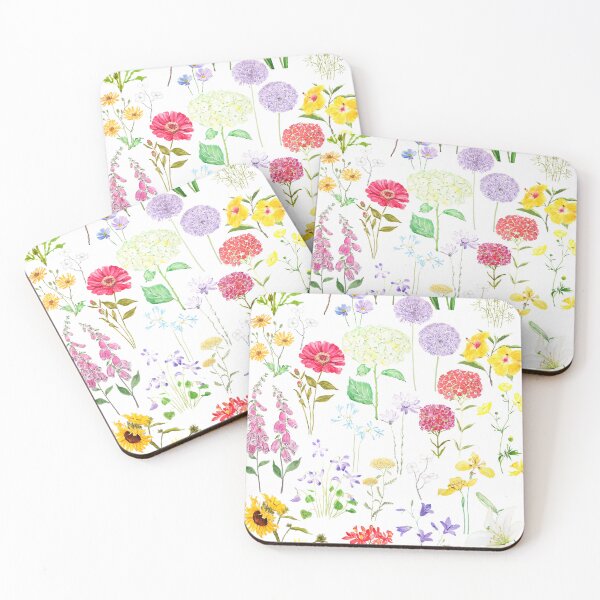 Item preview, colorful botanical flowers collection 2020 designed and sold by ColorandColor.