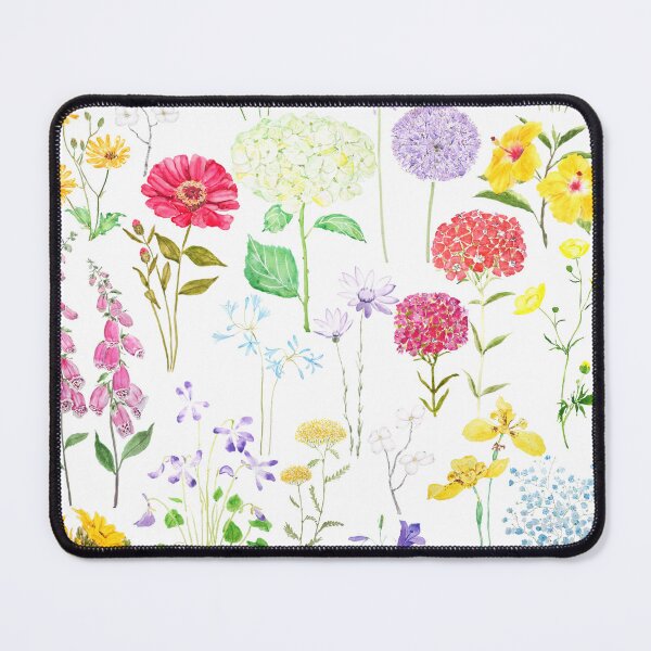 Item preview, colorful botanical flowers collection 2020 designed and sold by ColorandColor.