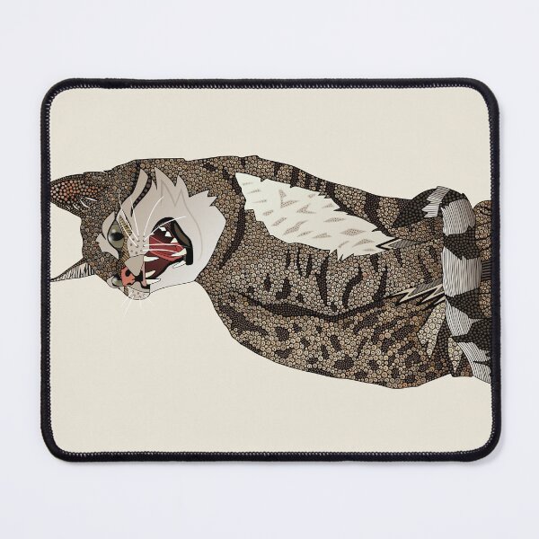 Item preview, Indian desert cat off white designed and sold by scrummy.