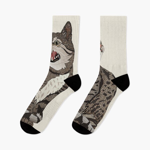 Item preview, Indian desert cat off white designed and sold by scrummy.