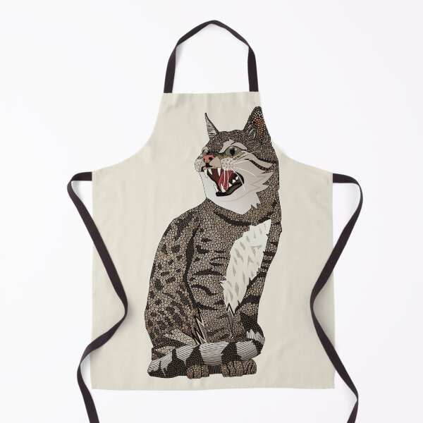 Item preview, Indian desert cat off white designed and sold by scrummy.