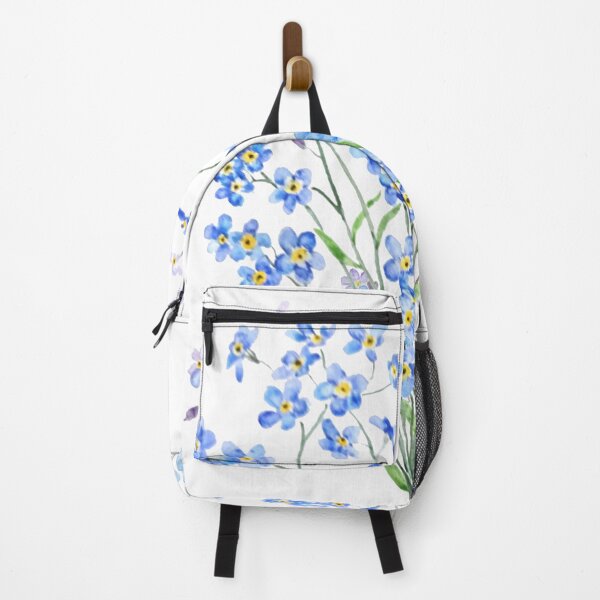 Item preview, hand painted forget me not bouquet 2020 designed and sold by ColorandColor.
