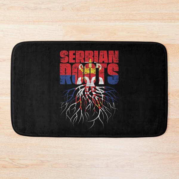Item preview, Serbian Roots Serbia Heritage Flag designed and sold by GabbyKash.