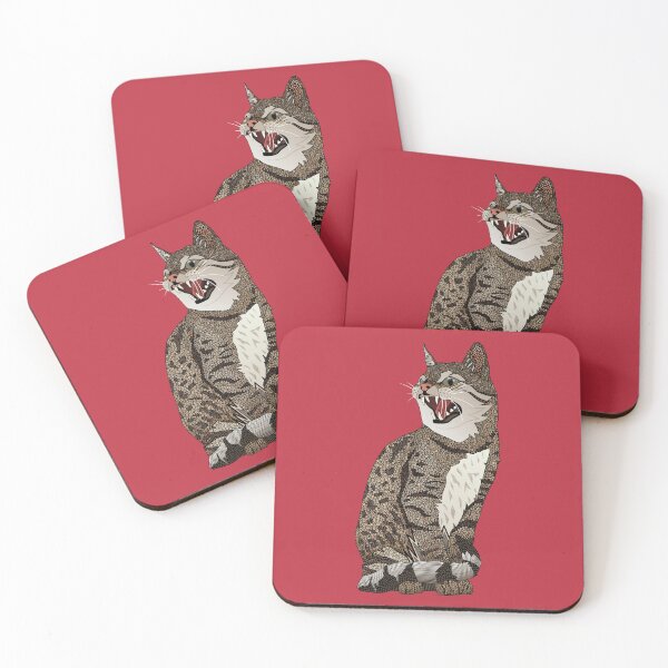 Item preview, Indian desert cat scarlet designed and sold by scrummy.