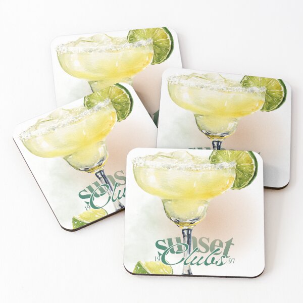 Item preview, Sunset Clubs Margarita Glass designed and sold by ElChaposTees.