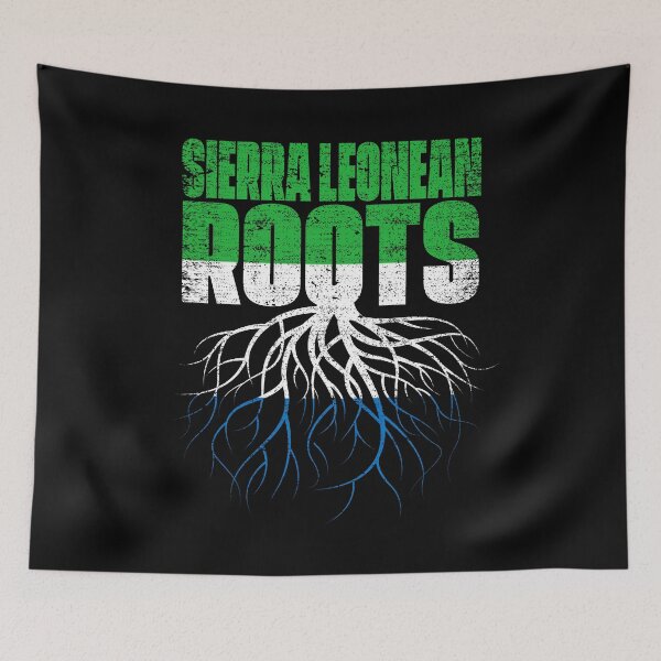 Item preview, Sierra Leonean Roots Sierra Leone Heritage Flag designed and sold by GabbyKash.