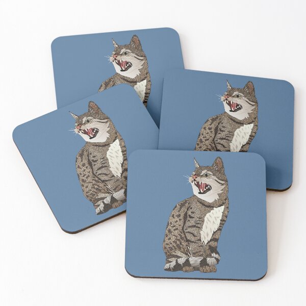 Item preview, Indian desert cat denim designed and sold by scrummy.