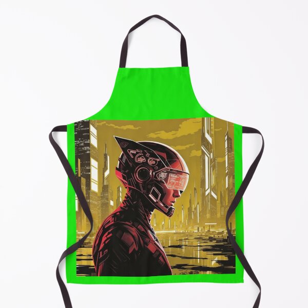 Item preview, Futuristic Robot Man in Space City – Product Collection designed and sold by Bittor18.