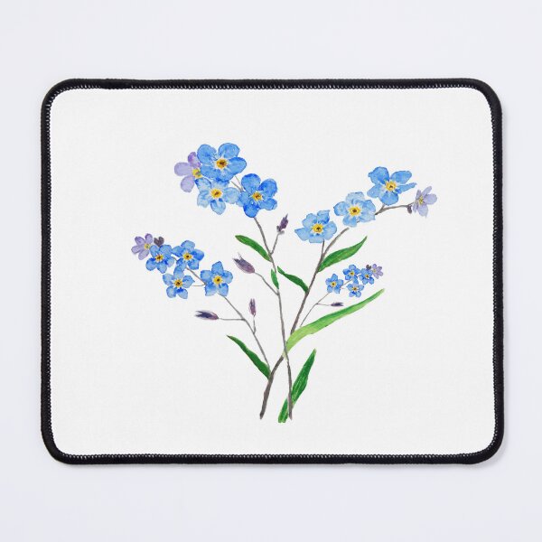 Item preview, hand painted blue forget me not 2 designed and sold by SelenePaintings .