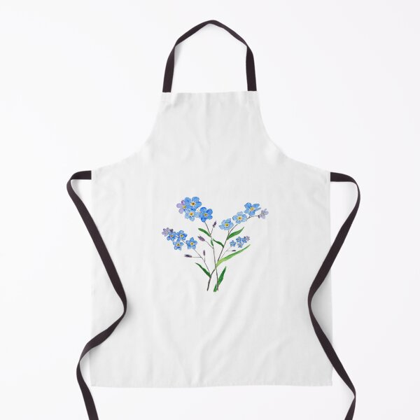 Item preview, hand painted blue forget me not 2 designed and sold by ColorandColor.