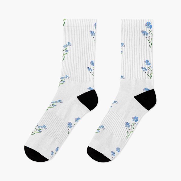 Item preview, hand painted blue forget me not 2 designed and sold by ColorandColor.