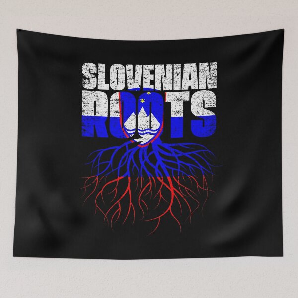 Item preview, Slovenian Roots Slovenia Heritage Flag designed and sold by GabbyKash.