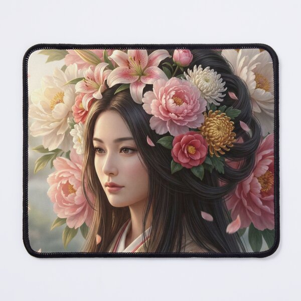 Item preview, Floral Crown Princess Portrait | Mori no Akari Series designed and sold by Mori-no-Akari.