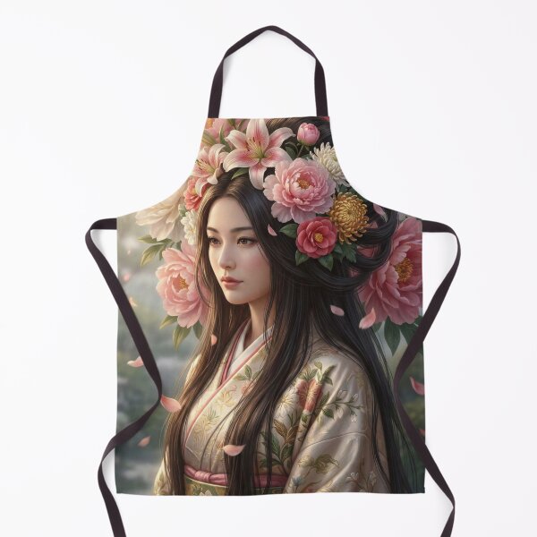 Item preview, Floral Crown Princess Portrait | Mori no Akari Series designed and sold by Mori-no-Akari.