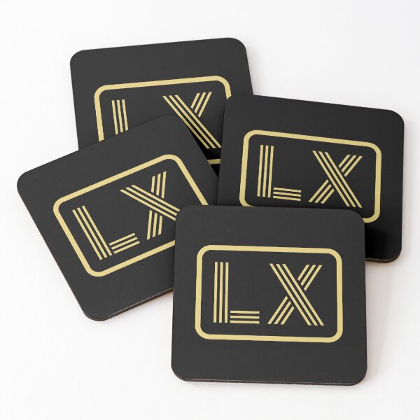 Item preview, LX Initials Gold Geometric Letters designed and sold by Jeallan Designs.