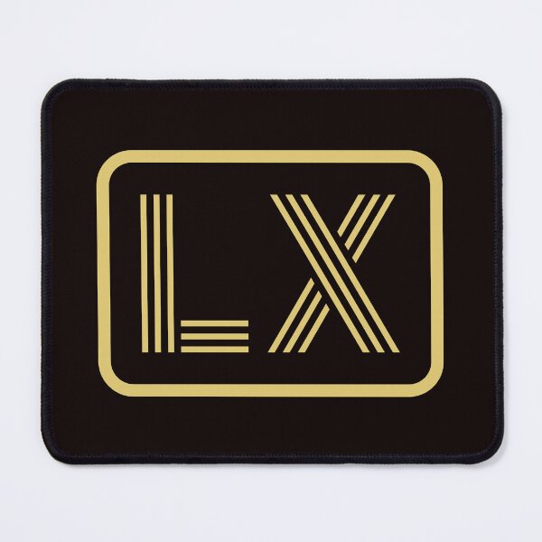 Item preview, LX Initials Gold Geometric Letters designed and sold by Jeallan Designs.