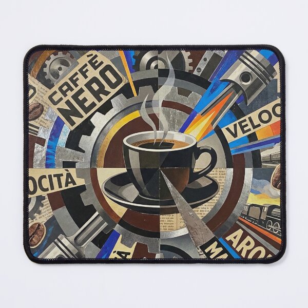 Item preview, Velocity of the Bean: Italian Futurism Coffee Art designed and sold by FreiherrPK.