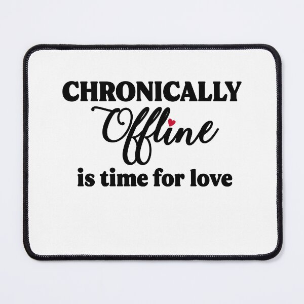 Item preview, Chronically Offline is Time for Love - Minimalist Couple designed and sold by Abibless1998.