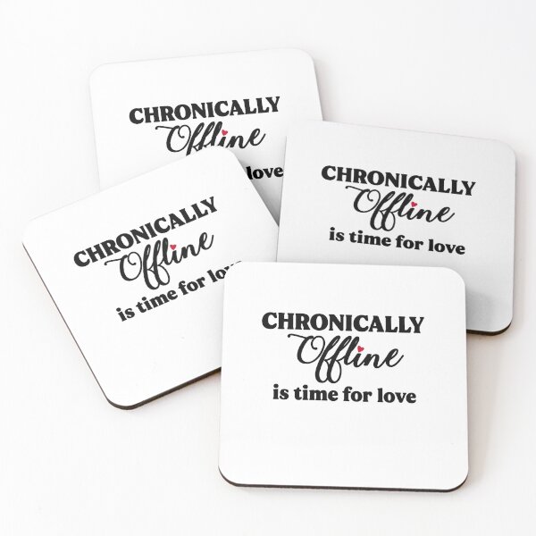 Item preview, Chronically Offline is Time for Love - Minimalist Couple designed and sold by Abibless1998.