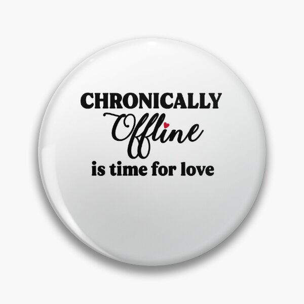Item preview, Chronically Offline is Time for Love - Minimalist Couple designed and sold by Abibless1998.
